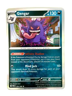 Gengar 050/088 Rare Perfect Order Pokemon Holo Near Mint - Image 1