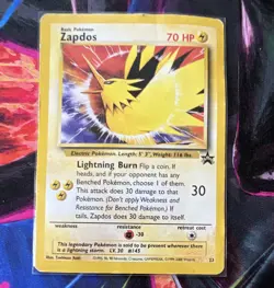 Pokemon Zapdos 23 Wotc Promo Holo Basic 70 HP English - DMG - Image 1