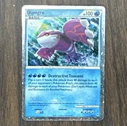 Pokemon Kyogre (Shiny) SL6 Call of Legends Shiny Holo Rare 100 HP English - Image 1
