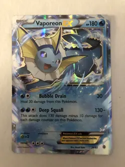 Vaporeon EX 24/83 Generations Holo - Pokemon TCG - Image 1