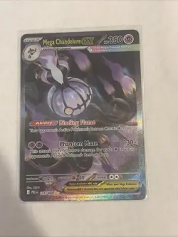 Mega Chandelure EX Pitch Black 115/84 SIR - Image 1