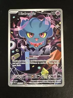 Misdreavus 233/217 Pokemon Ascended Heroes Illustration Rare Full Art Holo NM - Image 1