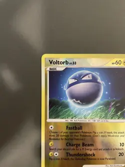 Pokemon TCG Voltorb Stormfront Shiny Holo Rare Reverse Holo Basic 60 HP SH3 2008 - Image 3