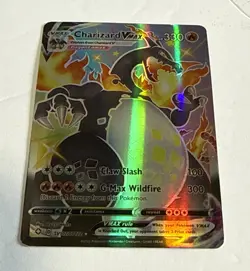 Pokemon TCG Charizard VMAX SV107/SV122 Shining Fates Full Art Shiny Holo - Image 1