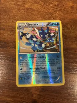 Pokemon TCG Greninja Reverse Holo Rare Card 40/122 XY Breakpoint NM - Image 1