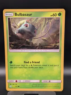 Bulbasaur 1/18 LP Common Holo 2019 Pokemon Detective Pikachu NM - Image 1