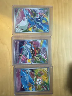 Pokemon TCG First Partner Illustration Collection Series 1 Alola Gen 7 Starters - Image 1