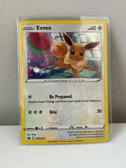 Eevee SWSH212 Cosmos Holo Promo Sword & Shield Promo Pokemon TCG LP - Image 1