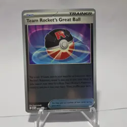 Pokemon TCG Team Rocket's Great Ball Trainer ASC Reverse Holo 205/217 - Image 1