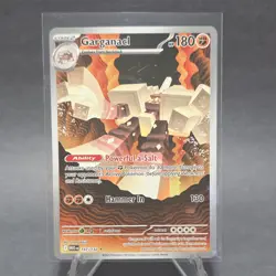 Pokemon TCG Garganacl 147/132 Me01: Mega Evolution Illustration Rare Holo HP180 - Image 1