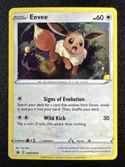 Pokemon Eevee Sword & Shield Promo Holofoil SWSH042 - Image 1