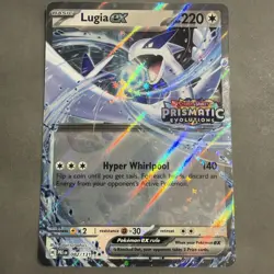 Lugia ex (Prismatic Evolutions Stamped) 082/131 Pokemon Double Rare - NM - Image 1