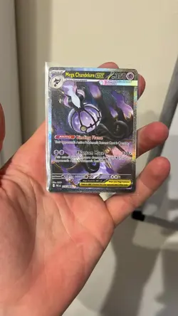 Mega Chandelure EX SIR 115/084 - Pitch Black - Pokemon TCG - Pack Fresh - Image 1