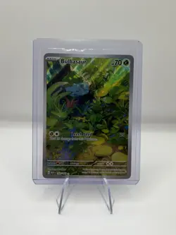 Bulbasaur 2023 Pokemon SV 151 #166/165 Illustration Rare - Image 1