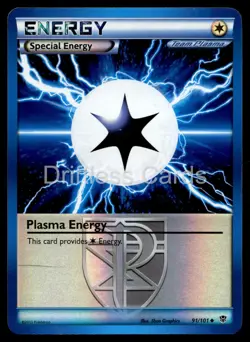 Plasma Energy 91/101 Uncommon Plasma Blast Pokemon Reverse Holo LP - Image 1