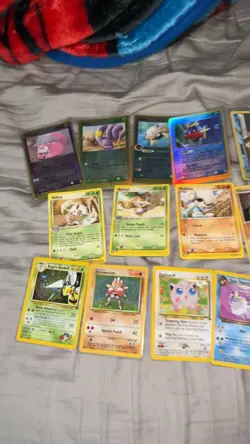HEAVILY DAMAGED Vintage Pokemon Card Lot - Image 2