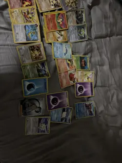 HEAVILY DAMAGED Vintage Pokemon Card Lot - Image 3