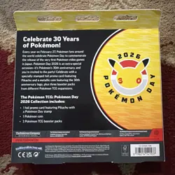 Pokemon - Pokemon Day 2026 Collection - 30th Anniversary Promo Box Pikachu 2026 - Image 2