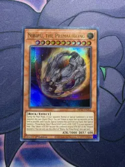 Yu-Gi-Oh! Nibiru, the Primal Being MP22-EN261 Ultra Rare 1st Edition Near Mint - Image 1