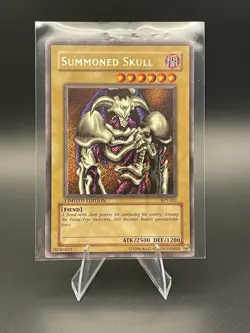 Konami Yu-Gi-Oh! Summoned Skull BPT-002 2002 Tin Secret Rare Foil LE ENG - Image 1