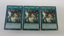 3x SPIRITUAL FOREST UNLIMITED EDITION AP05-EN024 COMMON YUGIOH NM UNPLAYED - Image 1