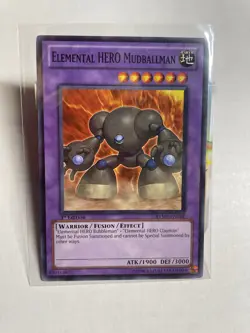 Yu-Gi-Oh! TCG Elemental Hero Mudballman MDP2-EN002 Limited Edition Rare NM - Image 1
