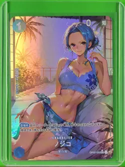 NOJIKO One Piece Waifu Goddess Prismatic Refractor Card CUSTOM MADE - Image 4