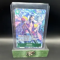 Bandai One Piece CCG Smoker OP10-030 Punk Hazard SR Alt Art Holo English - Image 2