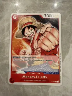 One Piece Monkey D Luffy (Promotion Pack 2022) P-001 Promo - Pre-ERRATA - No Dot - Image 1