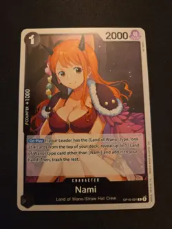 One Piece: The Time of Battle - Nami - Rare Foil - OP16-091 - Image 1