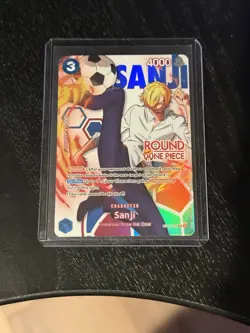 Round 1 Sanji English One Piece Promo OP15-047 In Hand! #1 - Image 1