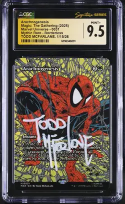 MTG Arachnogenesis - Borderless Signed By TODD MCFARLANE - CGC 9.5 Marvel - Image 1
