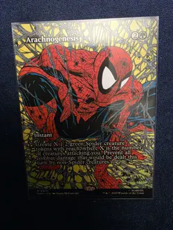 Arachnogenesis MYTHIC Marvel's Spider-Man SPM MAR MTG Magic Gathering NEW - Image 1