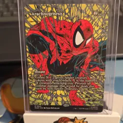 Magic: The Gathering Arachnogenesis Instant Spider-Man Marvel Green McFarlane 2… - Image 1
