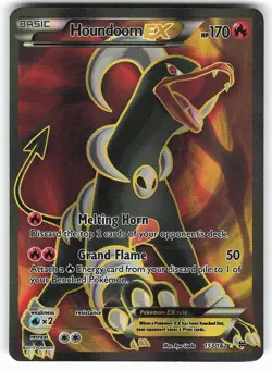 Houndoom EX 153/162 Holo Ultra Rare BREAKthrough Pokemon Card - Image 2