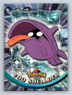 Shellder #90 Topps Trading Cards Series 2 Pokemon Lightly Played - Image 1