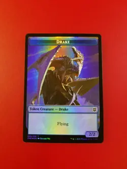 1x Drake & Plant | FOIL TOKEN | Zendikar Rising | MTG Magic Cards - Image 3
