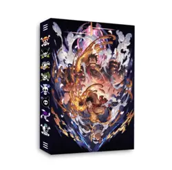 One Piece Luffy 4 Pocket Card Book 30 Pages Holds 240 Cards TCG Card Album Book - Image 1