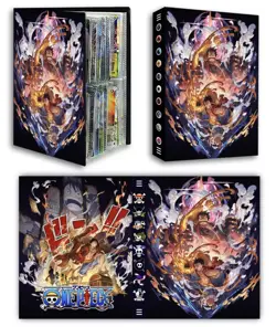 One Piece Luffy 4 Pocket Card Book 30 Pages Holds 240 Cards TCG Card Album Book - Image 2