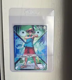 Bandai One Piece Card Game OP-16 Time Of Battle Monkey D. Luffy ALT-ART LEADER - Image 1
