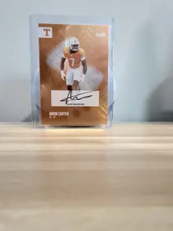 2025 Onit Athlete Tennessee Volunteers Arion Carter Orange Shimmer Auto #S-2 - Image 1