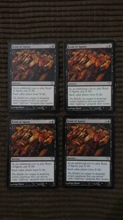 Magic: the Gathering / MtG Bond of Agony x4 Dissension - Image 1