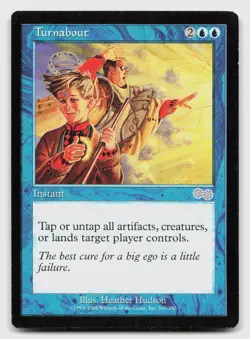 Turnabout 105 Uncommon Urza's Saga Magic: The Gathering Near Mint - Image 1