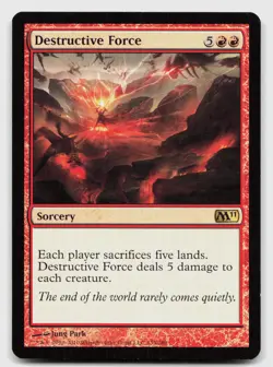 Destructive Force 133 Rare Magic 2011 (M11) Magic: The Gathering Near Mint - Image 1