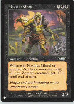 Noxious Ghoul The List Reprints NM - Image 1