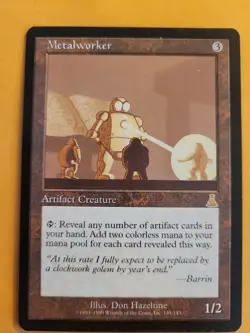 Metalworker Urza's Destiny Magic Gathering MTG 135/143 Artifact Premodern PLAYED - Image 1