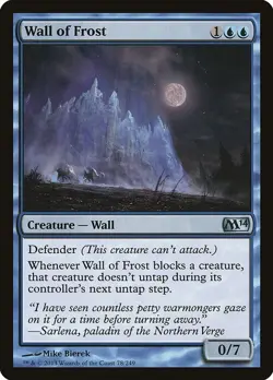 NM - Wall of Frost [M14 - 78] Magic 2014 (M14) - Image 1