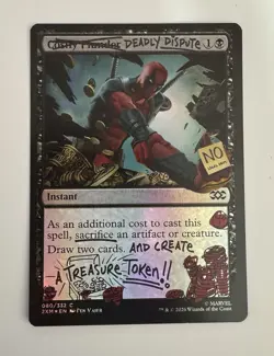 Deadly Dispute MTG Secret Lair I Fixed It (You're Welcome) Drop Deadpool Foil 80 - Image 1