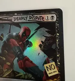 Deadly Dispute MTG Secret Lair I Fixed It (You're Welcome) Drop Deadpool Foil 80 - Image 3