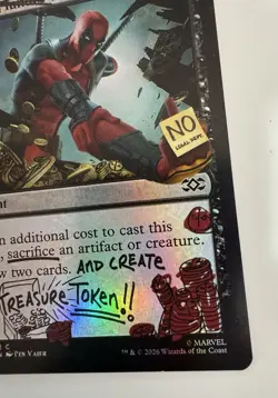 Deadly Dispute MTG Secret Lair I Fixed It (You're Welcome) Drop Deadpool Foil 80 - Image 4